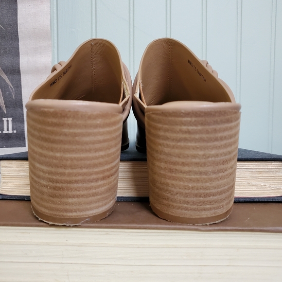 DV Dolce Vita Women's Tabitha Mule Cafe Knotted Strap Slip On Heels womens 7.5 - Picture 7 of 10